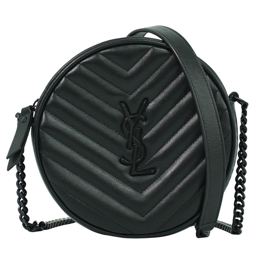 SAINT LAURENT ヴィニル ショルダーバッグ ブラック 610436
