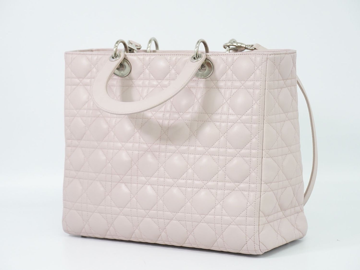 Christian Dior レディディオール 2WAY ショルダーバッグ ピンク