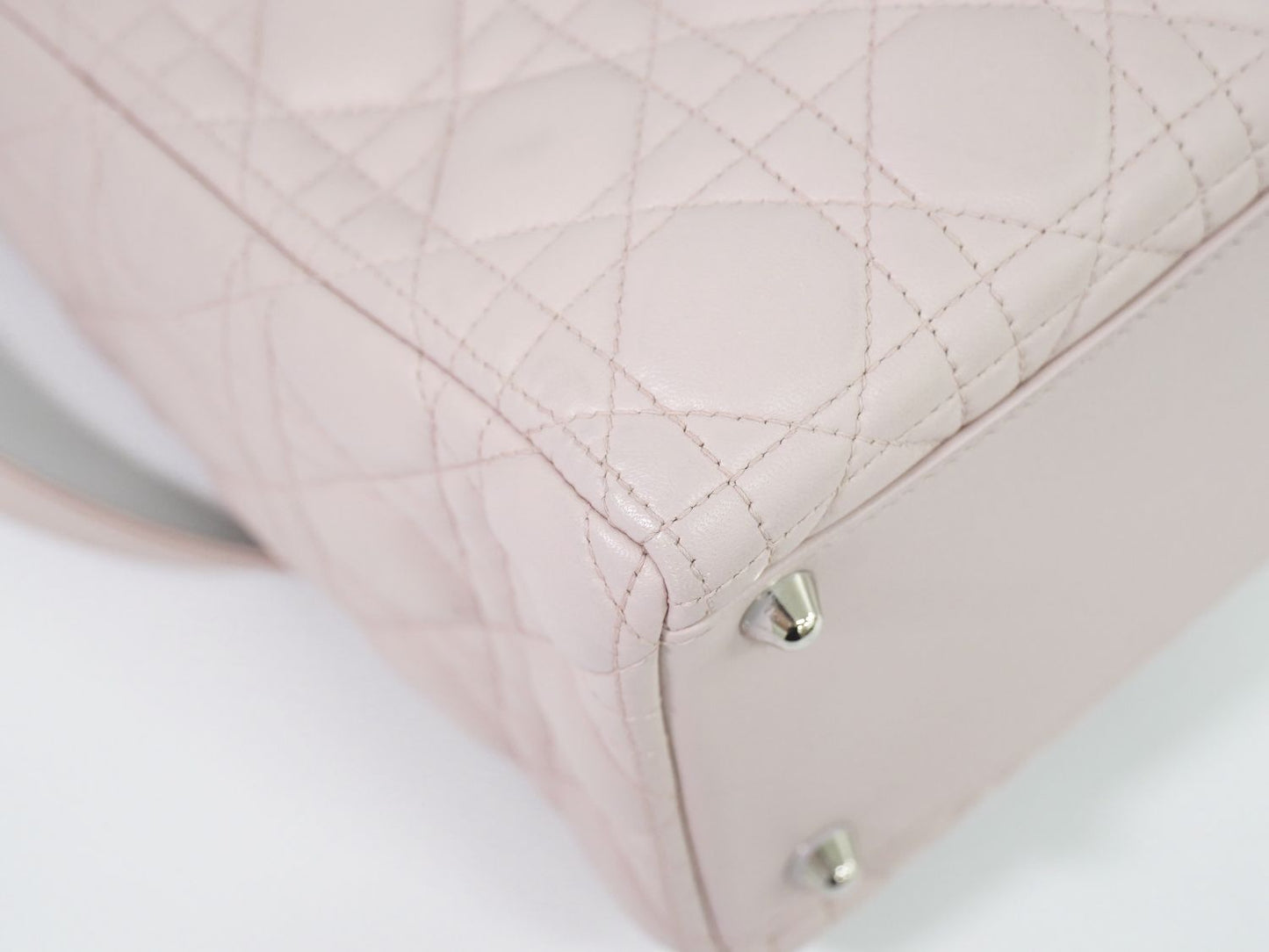 Christian Dior レディディオール 2WAY ショルダーバッグ ピンク