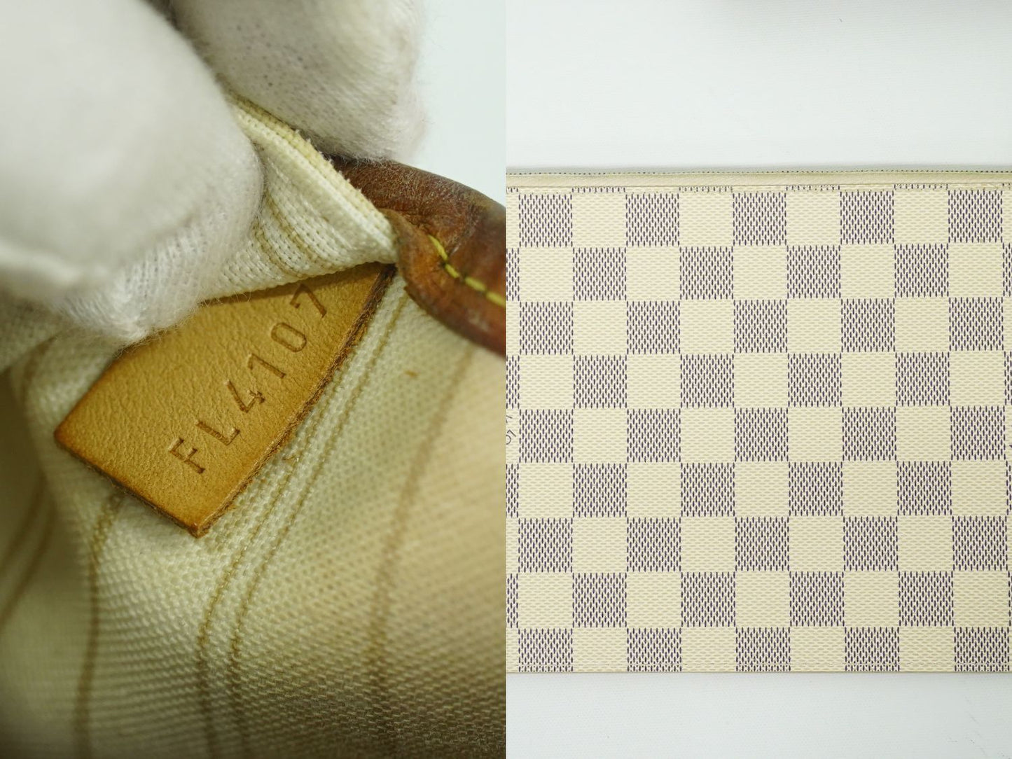 LOUIS VUITTON 新型 ネヴァーフル GM ダミエ アズール トートバッグ N41360