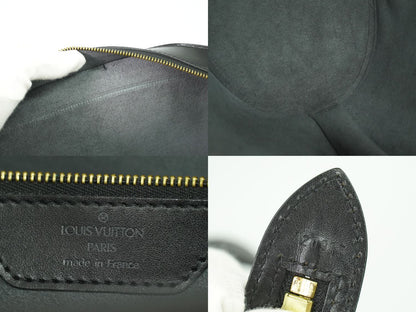 LOUIS VUITTON サンジャック ショッピング エピ レザー ショルダーバッグ ブラック M52262