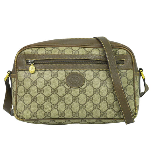 GUCCI オールドグッチ ショルダーバッグ ベージュ ブラウン
