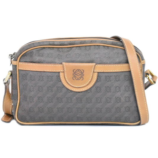 LOEWE アナグラム ショルダーバッグ ブラウン