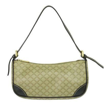 CELINE マカダム アクセサリーポーチ ベージュ