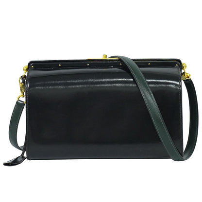 HERMES ショルダーバッグ ○K刻 ブラック