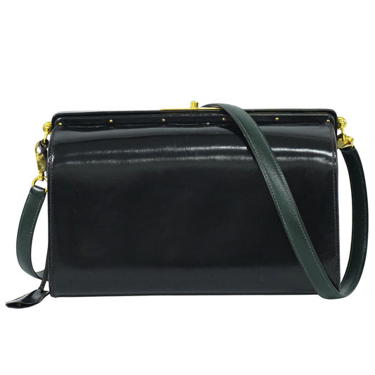 HERMES ショルダーバッグ ○K刻 ブラック