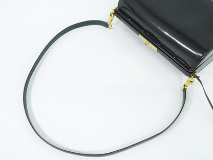 HERMES ショルダーバッグ ○K刻 ブラック