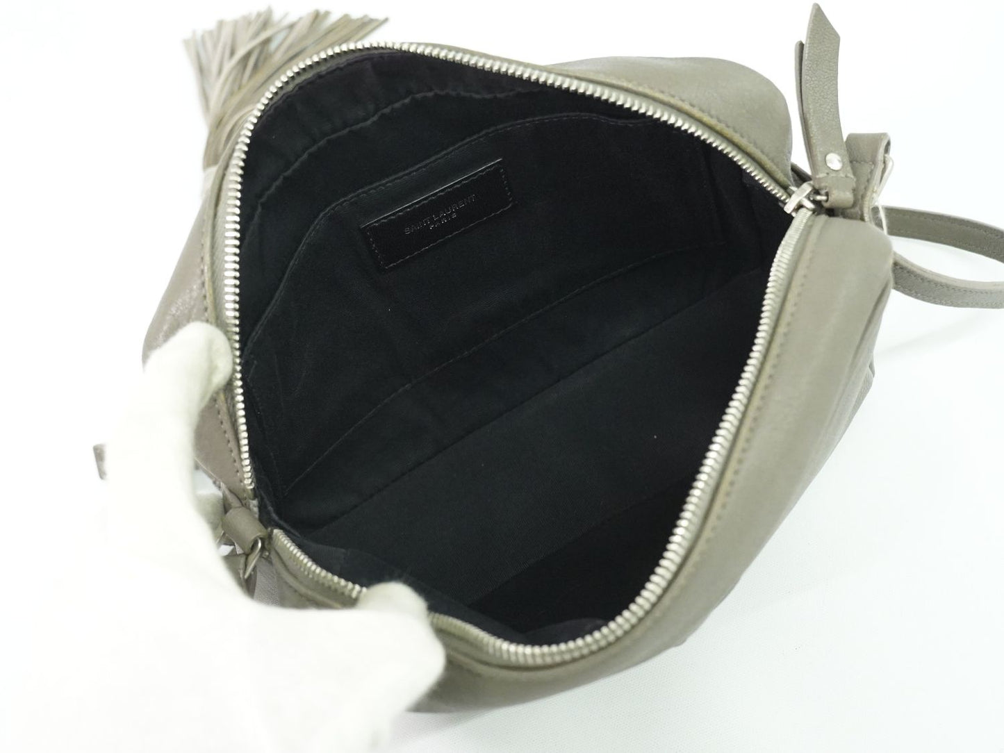 SAINT LAURENT ルー カメラバッグ グレー