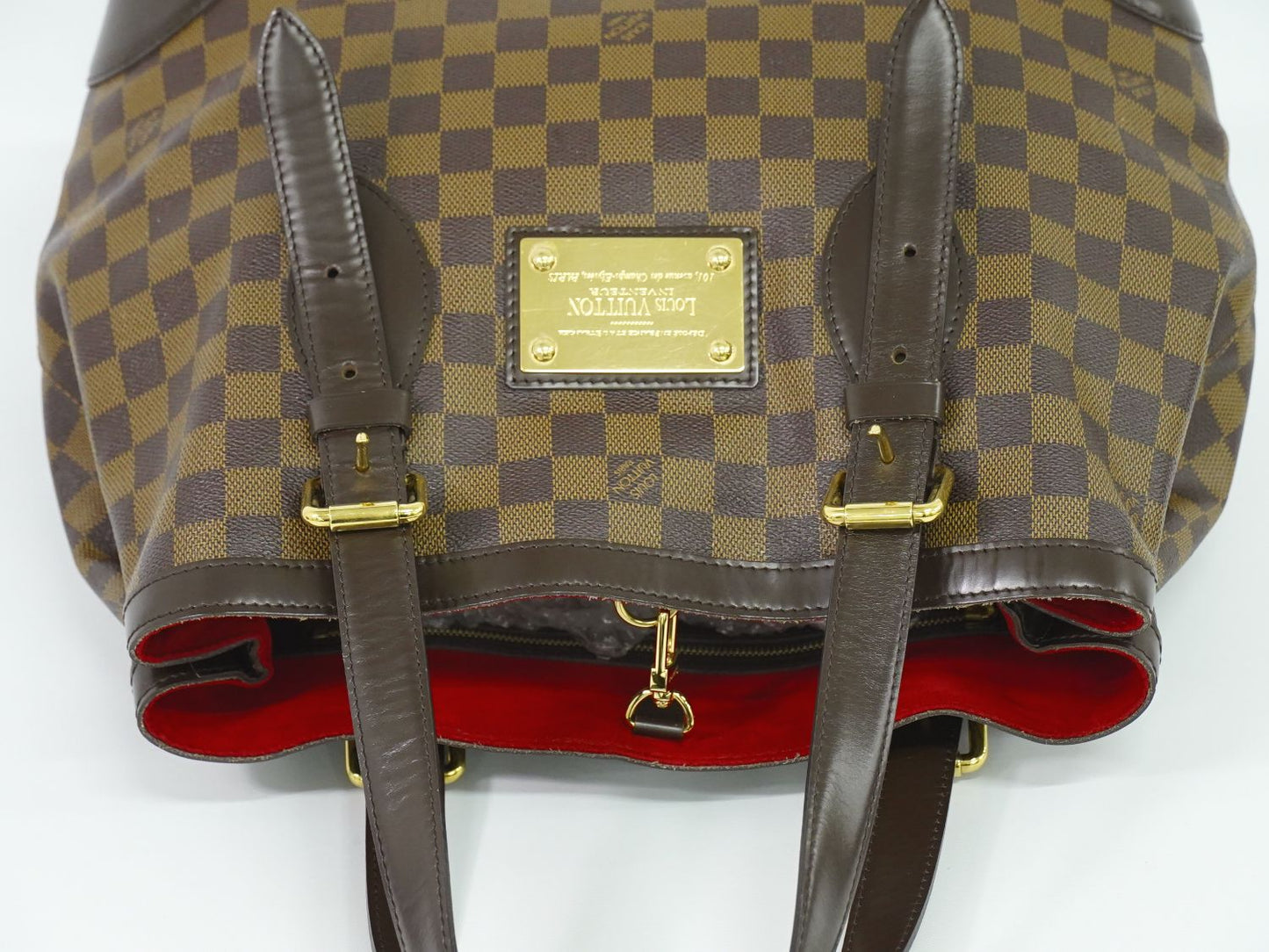 LOUIS VUITTON ハムステッド MM ダミエ エベヌ トートバッグ N51204