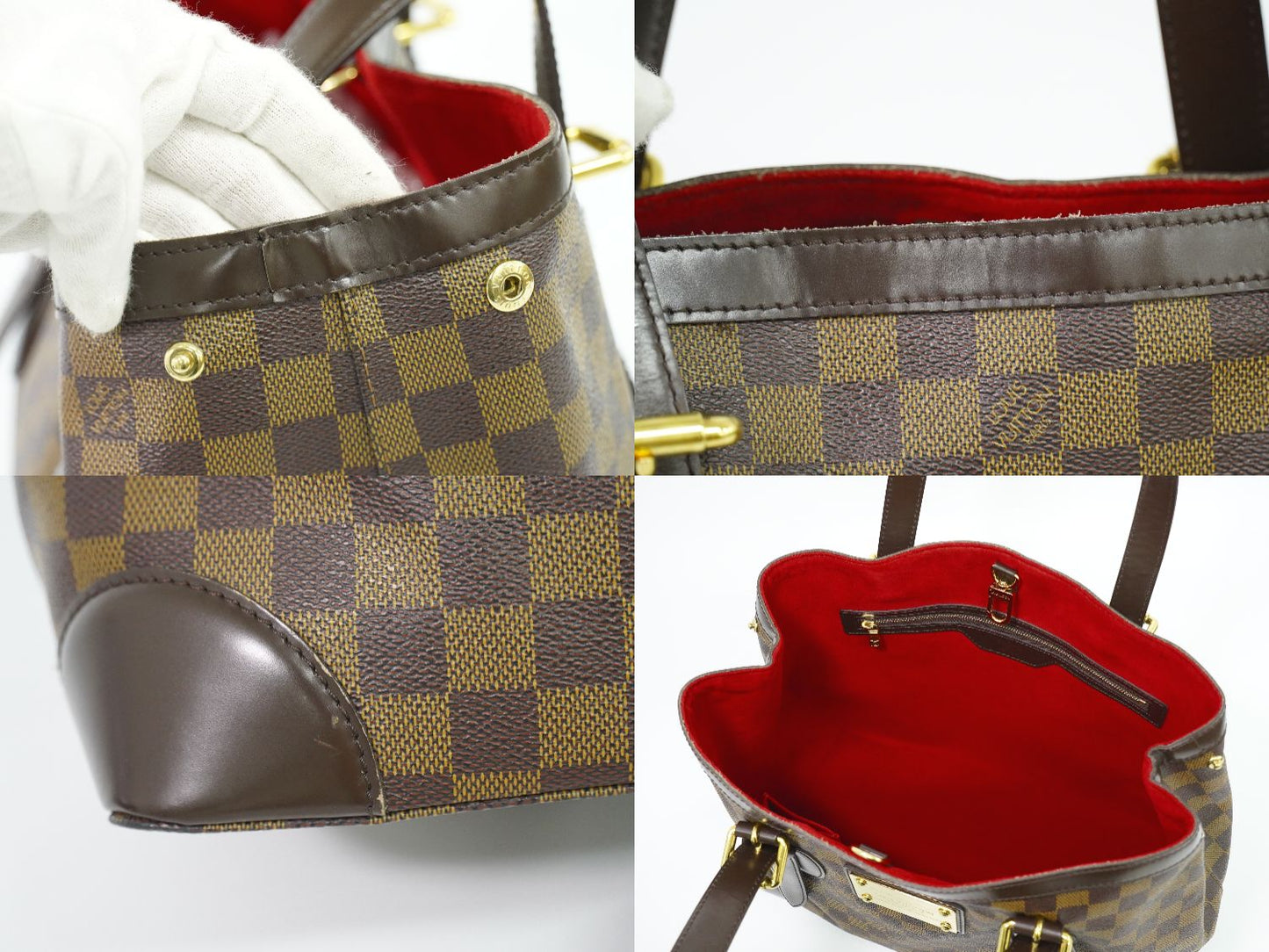 LOUIS VUITTON ハムステッド MM ダミエ エベヌ トートバッグ N51204