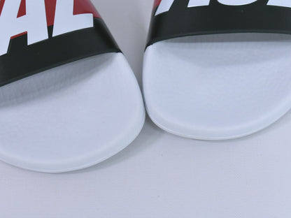 GUCCI × パレス PALACE ロゴ シェリーライン サンダル 39 ホワイト カーキ レッド