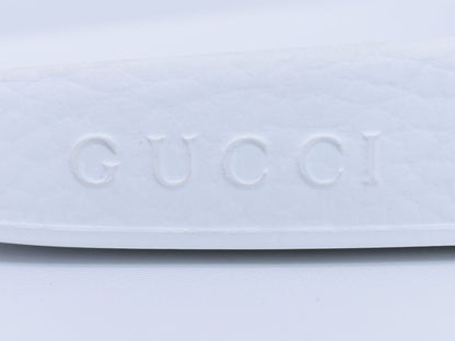GUCCI × パレス PALACE ロゴ シェリーライン サンダル 39 ホワイト カーキ レッド