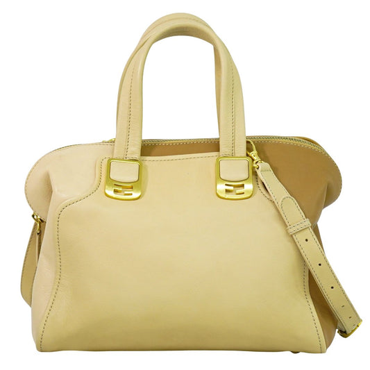 FENDI カメレオン 2WAY ベージュ ブラウン 8BL114