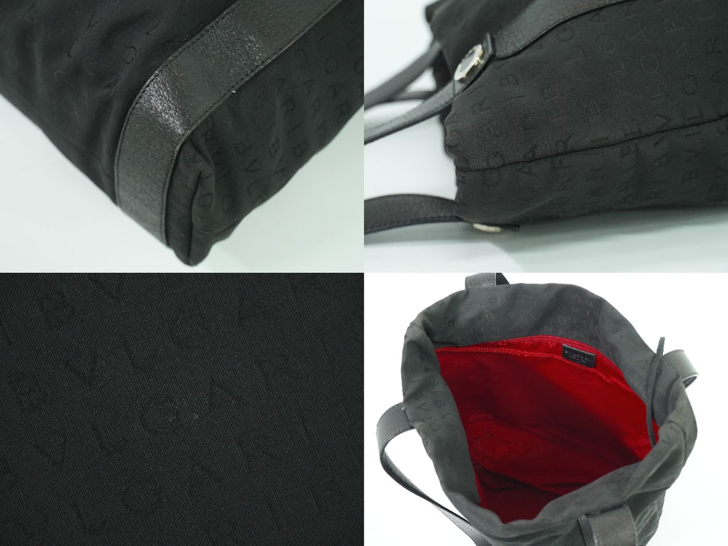 BVLGARI ロゴマニア ショルダーバッグ ブラック