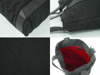 BVLGARI ロゴマニア ショルダーバッグ ブラック