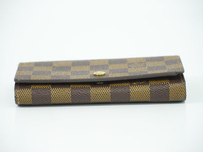 LOUIS VUITTON ポルト モネ ビエ トレゾール ダミエ エベヌ 折財布 N61730