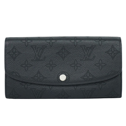 LOUIS VUITTON ポルトフォイユ イリス マヒナ レザー 長財布 ノワール M60143