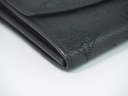 LOUIS VUITTON ポルトフォイユ イリス マヒナ レザー 長財布 ノワール M60143