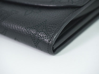 LOUIS VUITTON ポルトフォイユ イリス マヒナ レザー 長財布 ノワール M60143