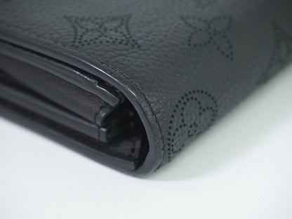 LOUIS VUITTON ポルトフォイユ イリス マヒナ レザー 長財布 ノワール M60143