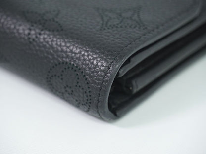 LOUIS VUITTON ポルトフォイユ イリス マヒナ レザー 長財布 ノワール M60143