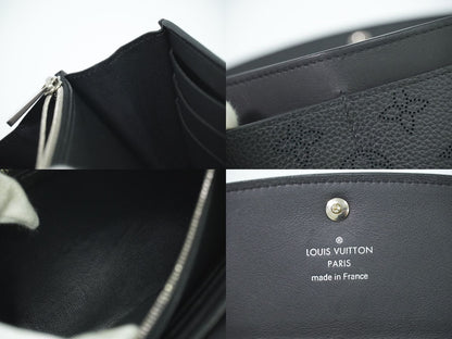 LOUIS VUITTON ポルトフォイユ イリス マヒナ レザー 長財布 ノワール M60143