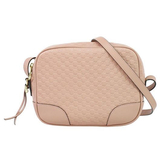 GUCCI マイクログッチシマ ショルダーバッグ ピンク