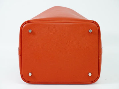 HERMES ピコタンロック MM ハンドバッグ D刻 ルージュクー
