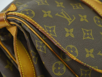 LOUIS VUITTON ソミュール 43 モノグラム ショルダーバッグ M42254