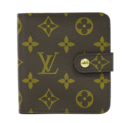 LOUIS VUITTON コンパクトジップ モノグラム 折財布 M61667