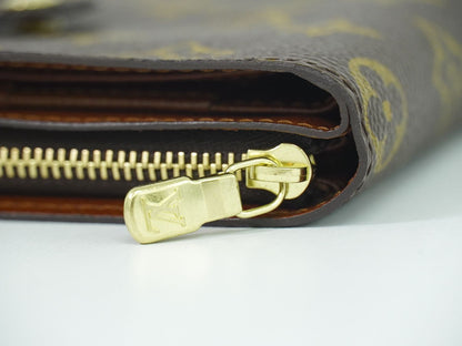 LOUIS VUITTON コンパクトジップ モノグラム 折財布 M61667