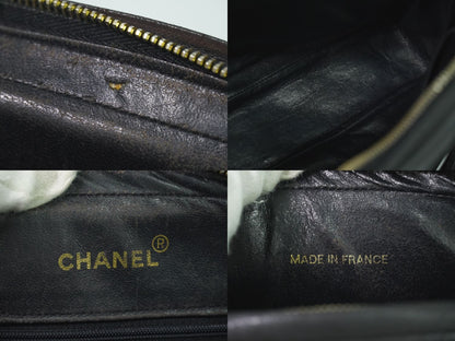 CHANEL ココマーク マトラッセ ショルダーバッグ ブラック