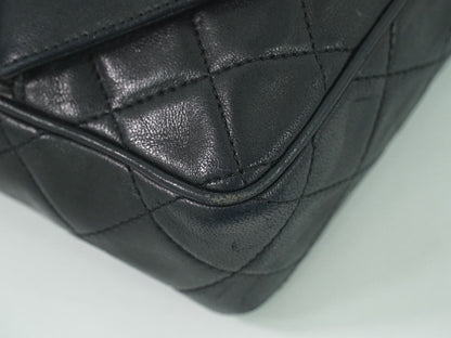 CHANEL ココマーク マトラッセ ショルダーバッグ ブラック