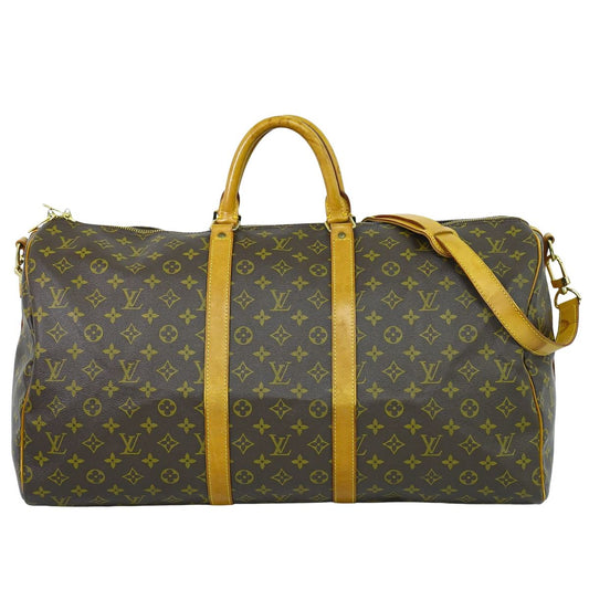 LOUIS VUITTON キーポルバンドリエール 55 モノグラム 2WAY ボストンバッグ M41414