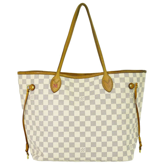 LOUIS VUITTON 新型 ネヴァーフル MM ダミエ アズール トートバッグ N41605