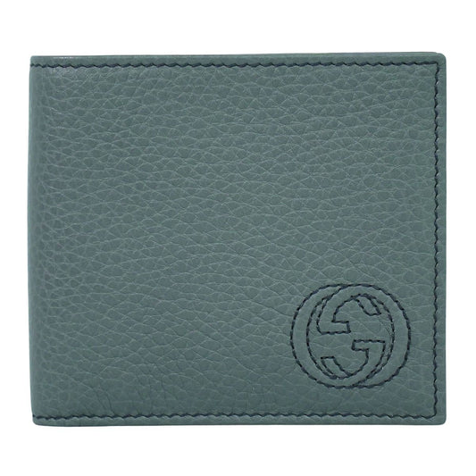 GUCCI インターロッキング G コンパクトウォレット グレー 322115