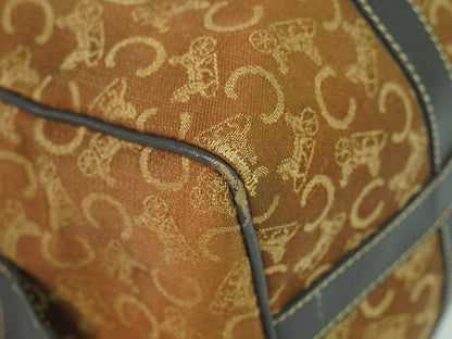 CELINE Cサルキー ミニボストンバッグ ブラウン