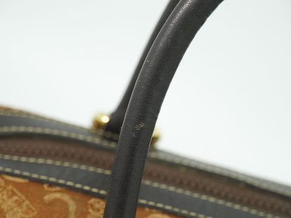 CELINE Cサルキー ミニボストンバッグ ブラウン