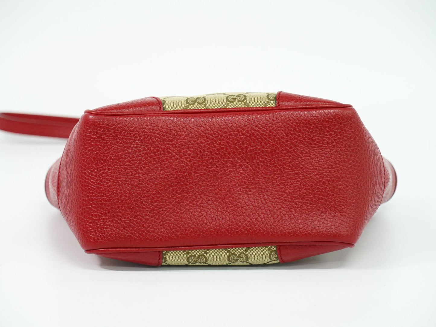 GUCCI GGキャンバス 2WAY ショルダーバッグ ベージュ レッド 449241