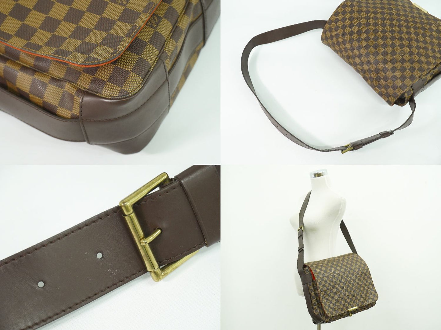 LOUIS VUITTON ナヴィグリオ ダミエ エベヌ メッセンジャーバッグ N45255