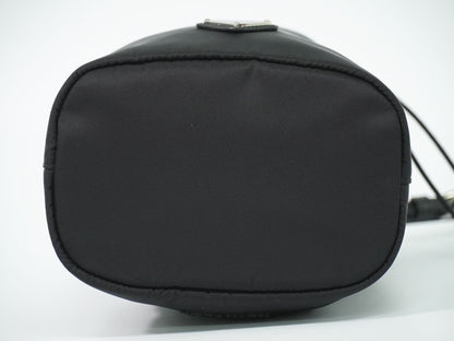 PRADA ReNylon 巾着 ポーチ ナイロン ブラック