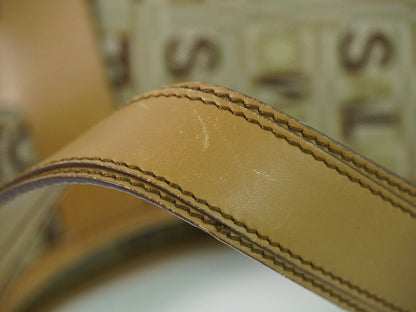 Salvatore Ferragamo ロゴ柄 ショルダーバッグ ベージュ ブラウン