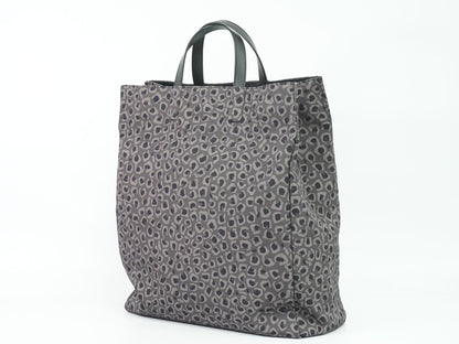 GUCCI レオパード トートバッグ グレー 341739