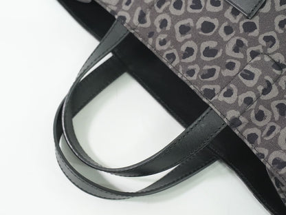 GUCCI レオパード トートバッグ グレー 341739