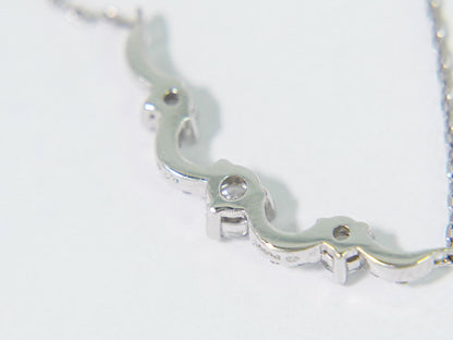 MONNICKENDAM ダイヤモンド 0.40ct Pt900 Pt850 ネックレス