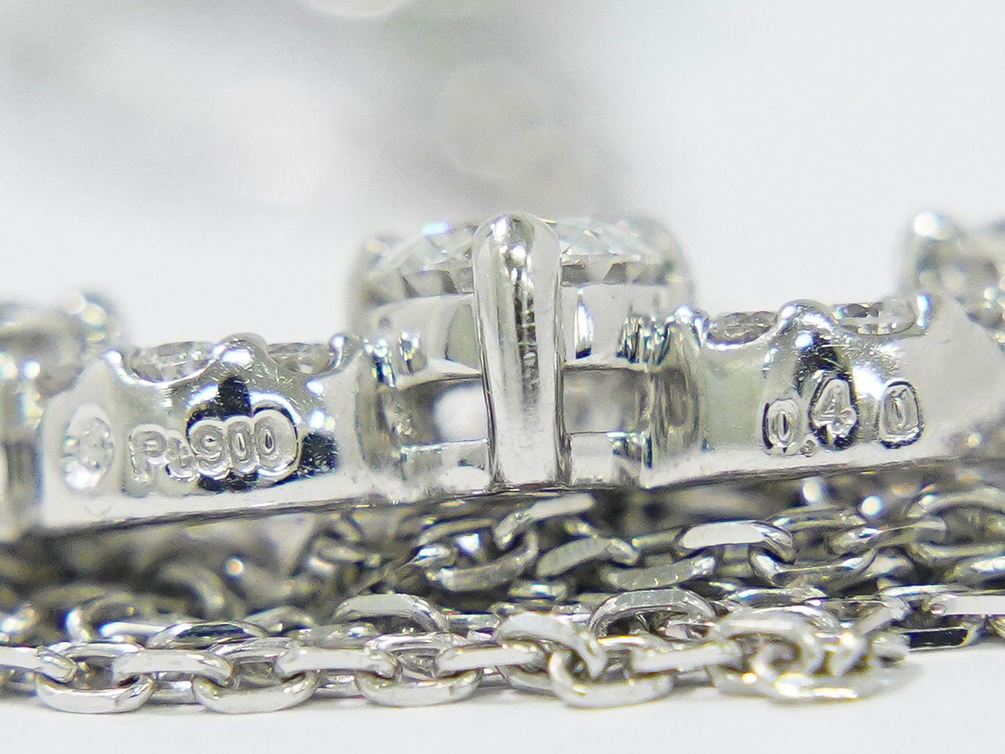 MONNICKENDAM ダイヤモンド 0.40ct Pt900 Pt850 ネックレス