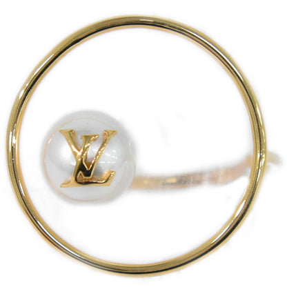 LOUIS VUITTON エクリプス フェイクパール リング M 14号 GP M1080M