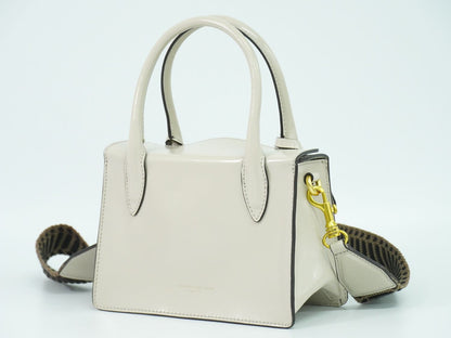 GIANNI CHIARINI 2WAY ショルダーバッグ ベージュ