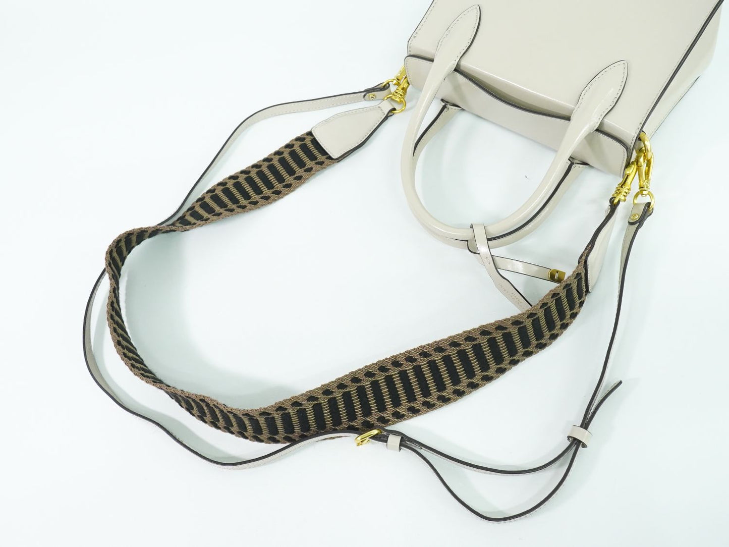 GIANNI CHIARINI 2WAY ショルダーバッグ ベージュ
