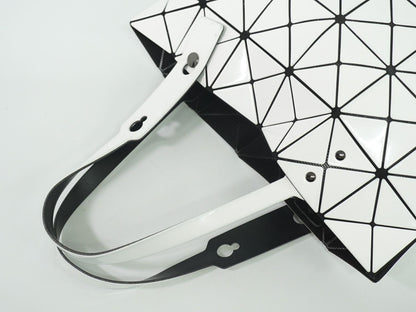 BAOBAO ISSEY MIYAKE ルーセント ハンドバッグ ホワイト